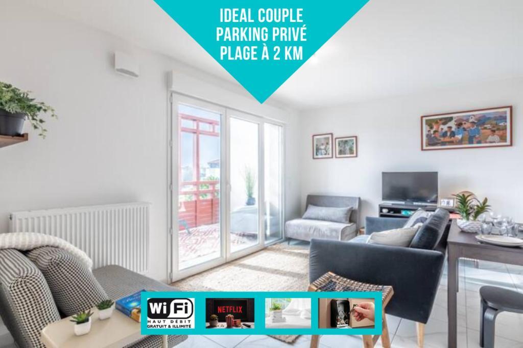Confort-Appartement Le Maia Anglet Exteriér fotografie